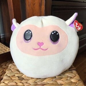 TY Squish A Boos fluffy the lamb 8”